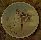 Norman Rockwell A Christmas Prayer 1990 plate