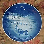 Bing Grondahl Christmas in Greenland plate 1972