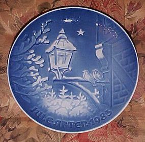 Bing Grondhal Christmas in the old town 1983 plate