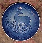 Bing Grondahl Mothers day 1975 Deer fawn's plate