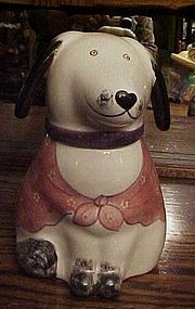 Rare N.S. Gustin dog cookie jar