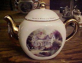 Thomas Kinkade Home is where the Heart is II teapot