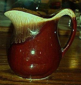 Nice USA brown drip syrup pitcher 5"
