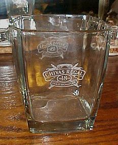 Chivas Regal 18  glass ice bucket cooler