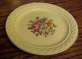 Taylor Smith Taylor petit Point Bouquet Dinner Plate