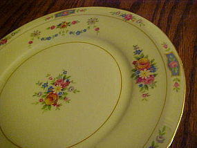 H&C Bohemia salad plate florals  and swags