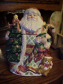 Large Santa Saint Nicholas Cookie jar by Mercuries