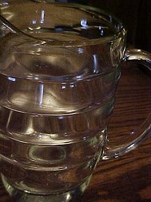 Vintage Rings water pitcher Thick and heavy