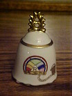 Cherryco Chubu Rebekah lodge fraternal porcelain bell