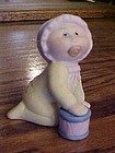 Cabbage Patch kid crawling baby porcelain figurine