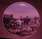 Antique Trader Charles Russel plate Doubtful Visitor