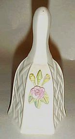 Belleek Cottage Rose bell  QVC