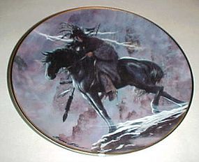 Spirit of the storm collector plate by Hermon Adams