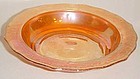 Federal  Normandie Marigold carnival glass cereal bowl
