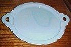 Jeanette Cherry Blossom blue delphite round platter
