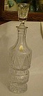 Vintage Imperlux Amphora pattern crystal decanter