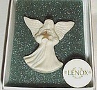 Pretty Lenox china angel pin in original box