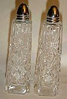 Vintage Imperlux Amphora pattern crystal shakers