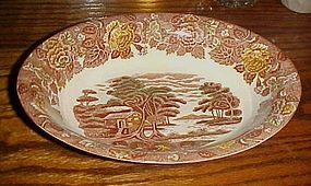 Nasco Mountain Woodland oval vegetable serving bowl