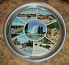 Vintage Yellowstone National park  aluminum scenic tray