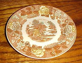 Nasco Mountain woodland 6.25 bread butter dessert plate