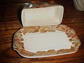Nasco Mountain Woodland covered butter dish