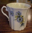 Royal Grafton bone china blue flowers coffee mug cup