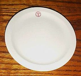 Shenango China Army Medical bread plate 6 3/8"