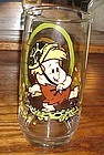 Pizza Hut Barney Flintstones  kids comic drinking glass