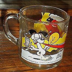 McDonalds Garfield glass mug cup Its not a pretty life