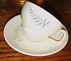 Vintage Franciscan Fern Dell cup and saucer 1957