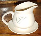 Vintage Francisan Fern Dell gravy boat with underplate