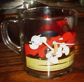 McDonalds Garfield glass  mug use your friends wisely