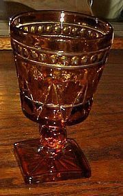Indiana Park Lane amber 4.5 wine glass 4 oz