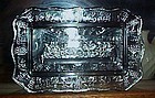 Indiana Tiara Lords Supper smoky blue bread tray