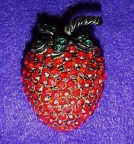 Weiss strawberry pin / brooch