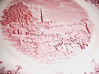 Grindley pink transfer After the Constable Dinner plate