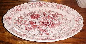 Taylor Smith Taylor Center bouquet red oval platter