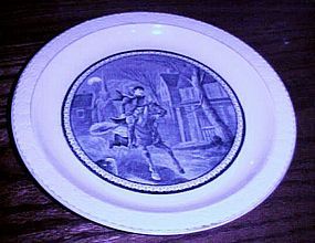 Barker Bros Tudor Ware souvenir of Paul Revere's Ride
