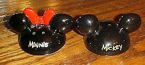 Mickey Mouse ears/ hat salt and pepper shakers