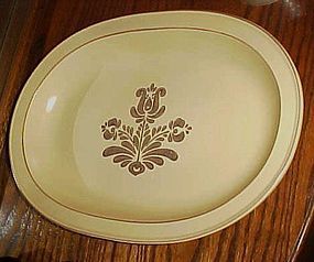 Pfaltzgraff Village large oval turkey platter 15 3/4"