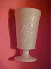 Hazel Atlas Anchor Hocking milk glass grapes goblet