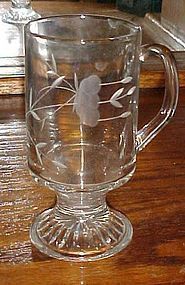 Princess House Crystal Heritage Irish coffee mug