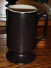 Hall China 1873 chocolate brown coffee mug