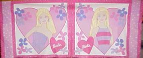 Sewing crafters Barbie pre-printed pillow panels
