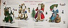 Olde Father Christmas applique pre-printed fabric panel