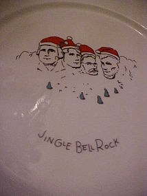 Merry masterpieces dinner  plate Jingle Bell Rock