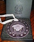 Rosenthal Versace Medusa cut crystal ornament  boxed