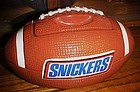 Snickers advertising football shape ceramic cookie jar