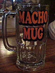 Vintage Ziggy Macho beer Mug 32 ounce